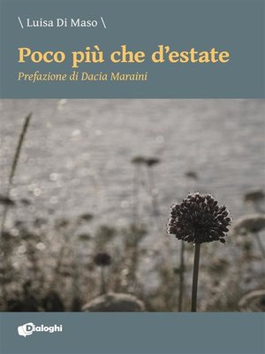 cover image of Poco più che d'estate